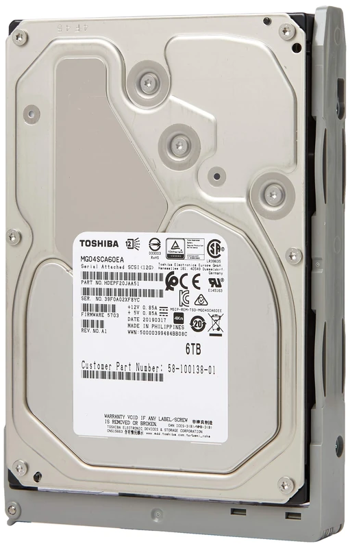 Internal Hard Drive for UCS C3160 Rack Server, 6 TB Capacity, 7200 rpm Spindle Speed - Image 1