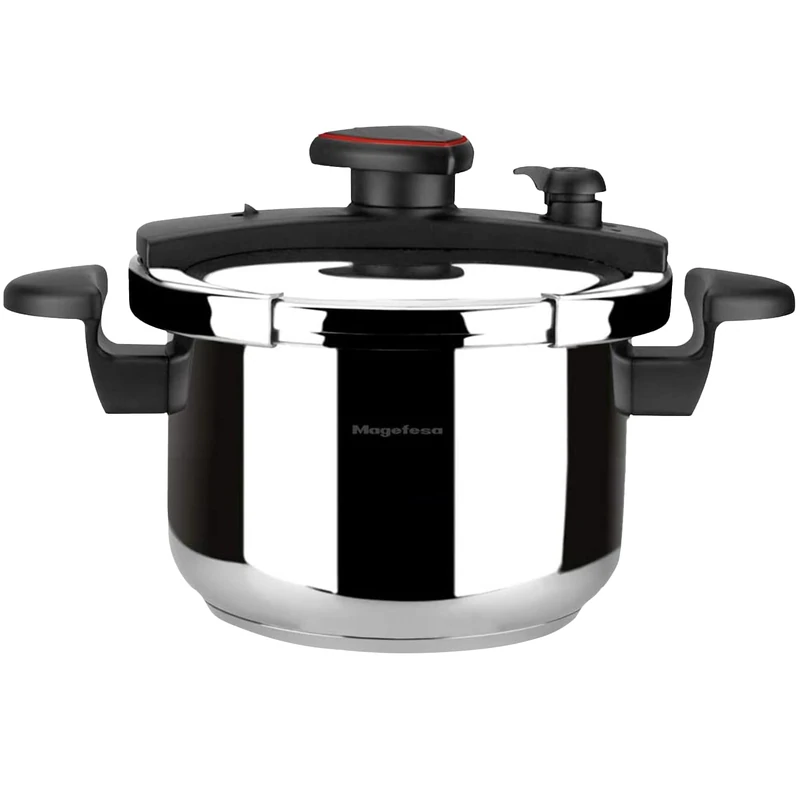 MAGEFESA 01OPASTRA04 01OPASTRA04-Super Fast Pressure Cooker Traditional Model Astra 4L, 4 Litres, Multicolor