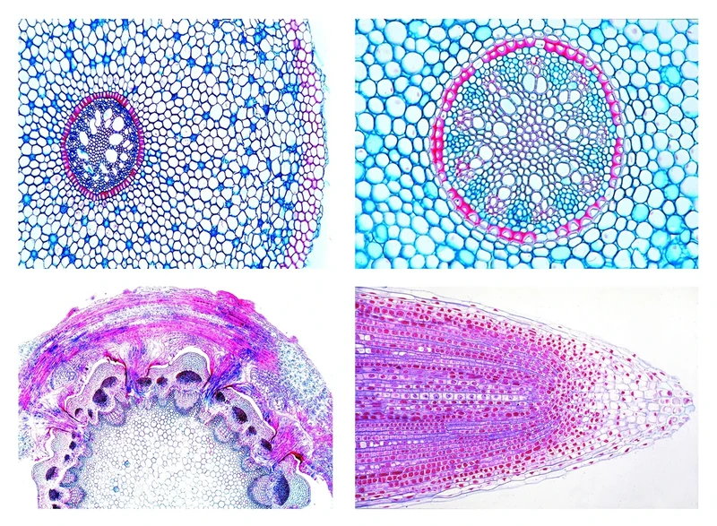 3B Scientific Biology Microscopy Microproparates Series_ Flowering plants (Magnoliopsida): Cells and tissues