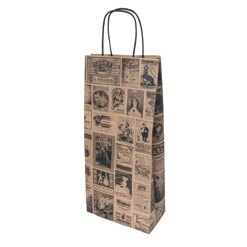 Sos Bags With Handles 2 Bottles 'Bacchus'