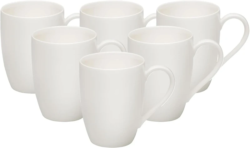 vivo - Villeroy & Boch Group Basic White Mug Set, 6 Pieces EC