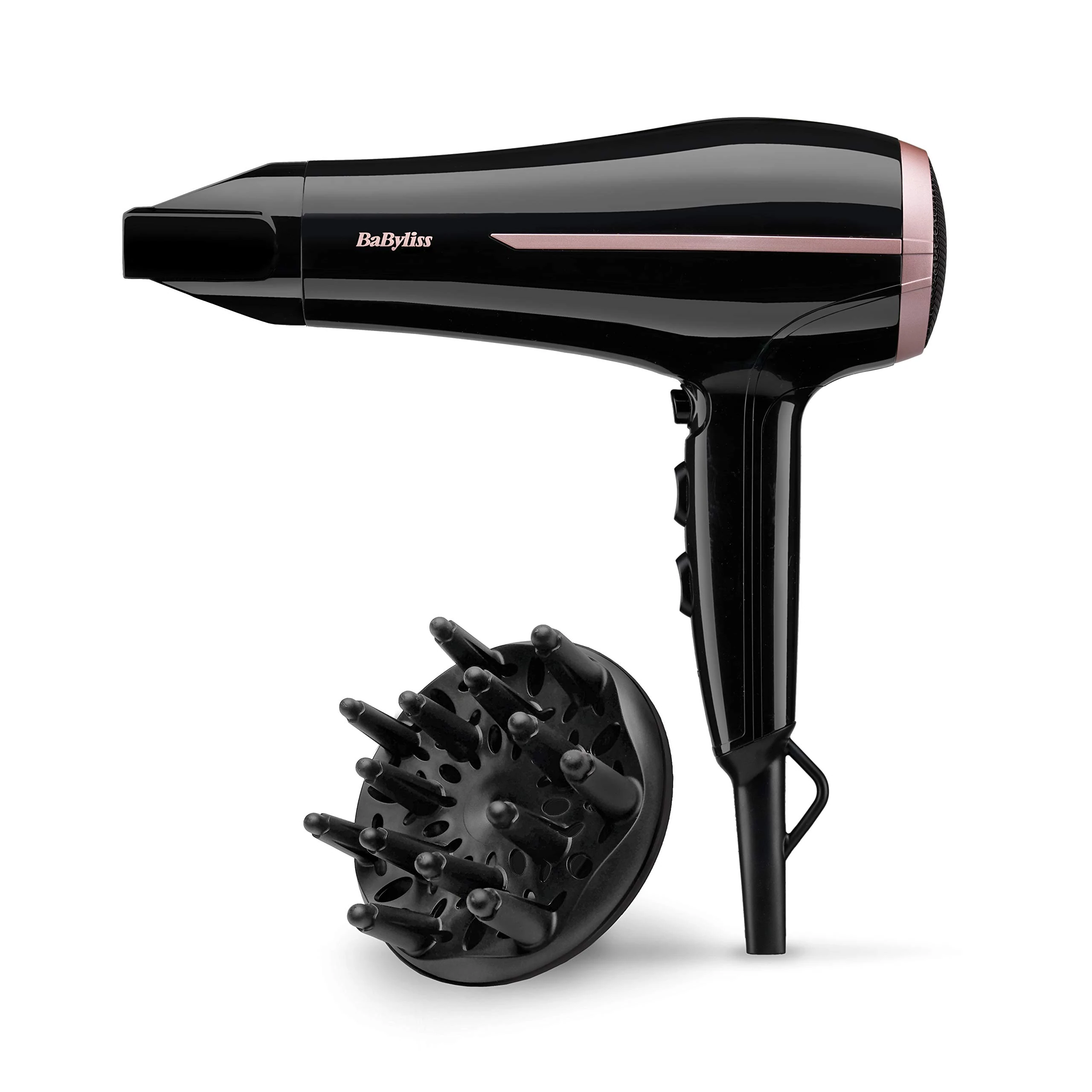 BaByliss Curl Dry 2100W Hair Dryer, Diffuser, Curl Boosting, Ionic, Lightweight