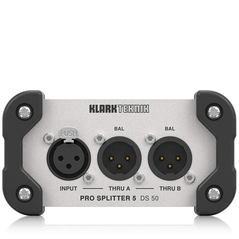 Klark Teknik PRO SPLITTER 5 DS 50 Passive 1-In/5-Out Signal Splitter with Extended Dynamic Range