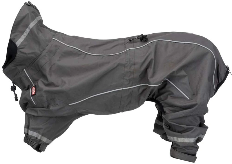 Trixie Vaasa Dog Raincoat, Grey, 36 cm