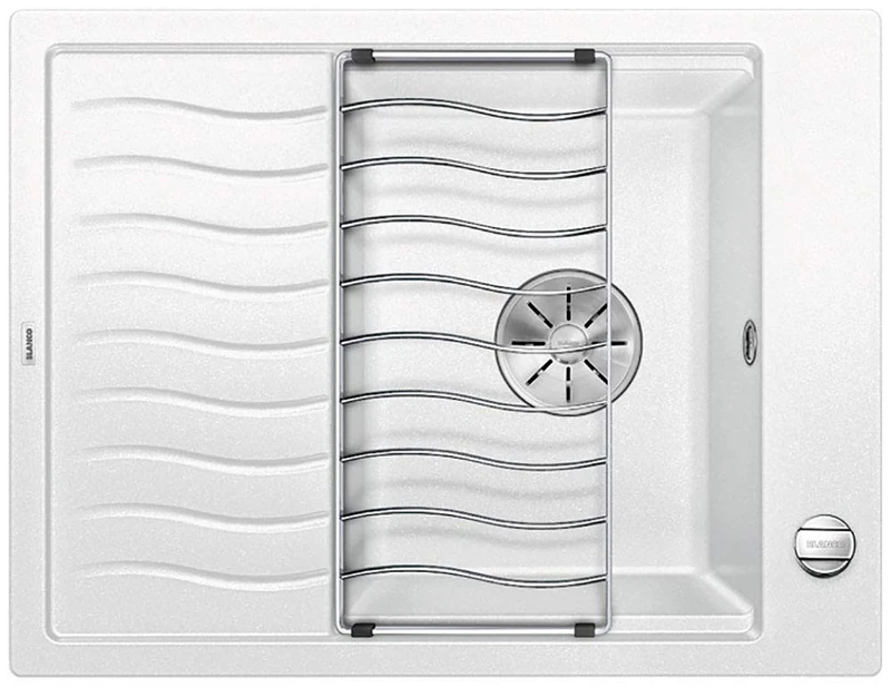 BLANCO Elon 45 S SILGRANIT Sink - White 65x50x20.2 cm