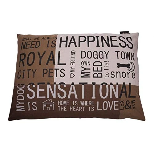 Lex & Max RECTANGLE HAPPINESS 100X70 TAUPE