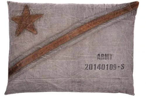 Lex & Max RECTANGLE CANVAS & LEATHER 100X70 SAND