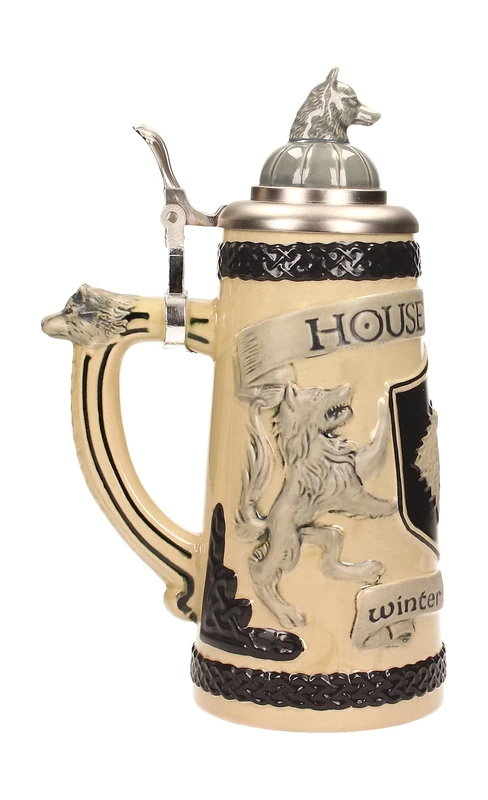 SD toys Casa Stark Ceramic Jug Relieve Game of Thrones, Multicolour (SDTHBO20749)