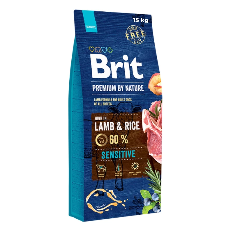 BRIT Premium by Nature Sensitive Lamb Dry Dog Food 15 kg