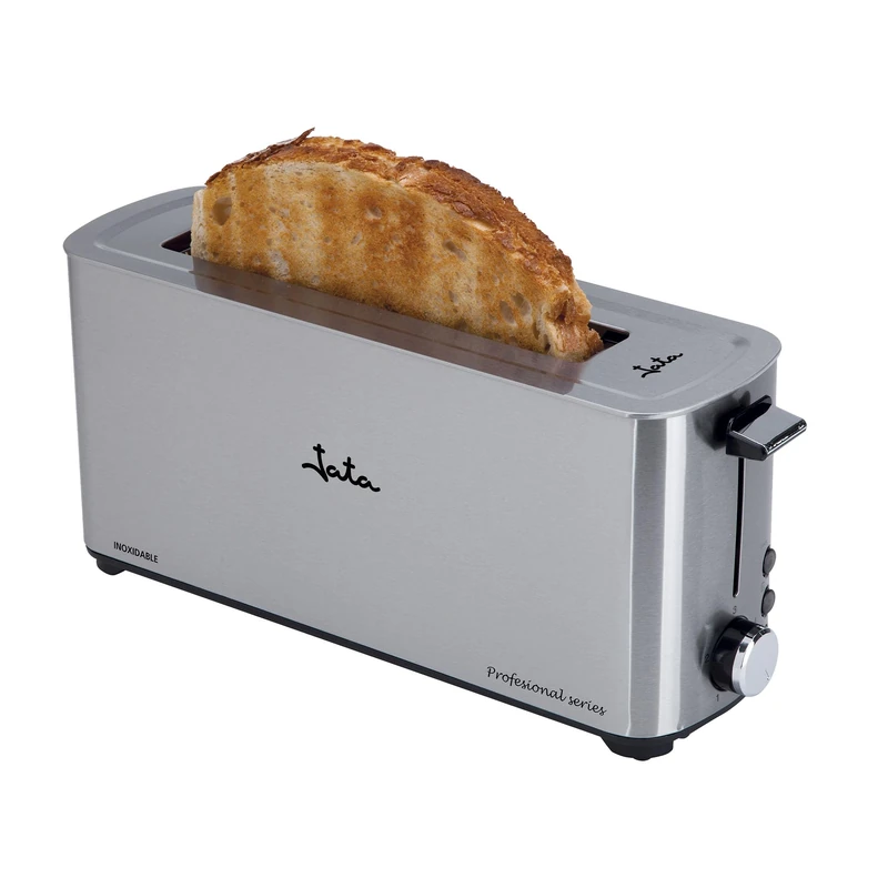 Jata TT1043 Wide Slot Toaster, Stainless Steel, Grey