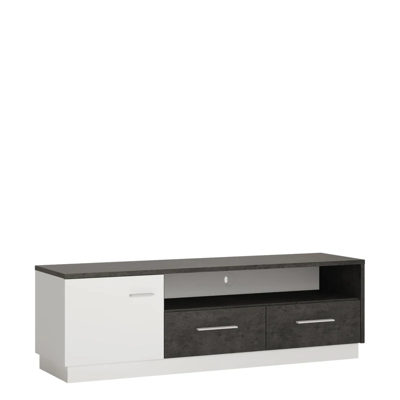 Furniture To Go Zingaro 1 door 2 drawer wide TV cabinet