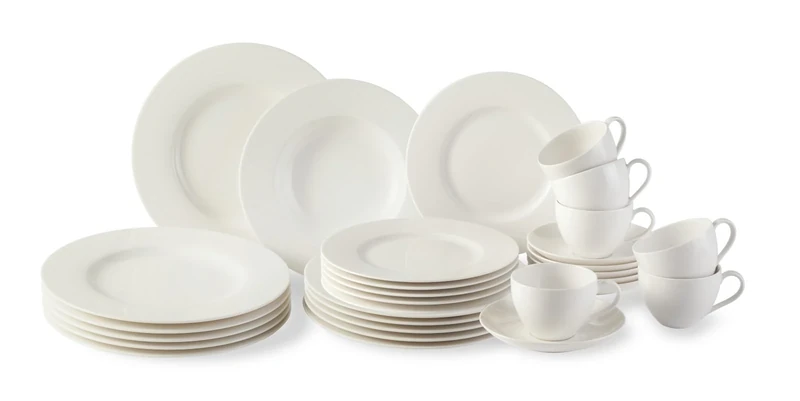 vivo - Villeroy & Boch Group vivo | Villeroy & Boch Group Basic White Combination Set, 30 Pieces