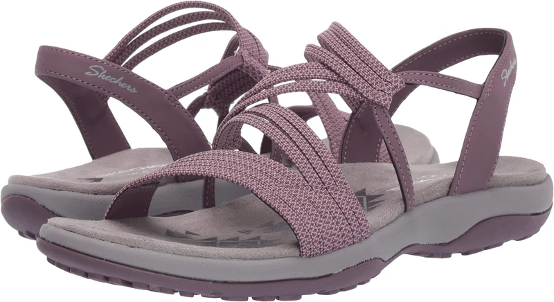 Skechers REGGAE SLIM - SKECH APPEAL, Women's Heels Sandals, Purple (Plum Gore Plum), 8 UK (41 EU)