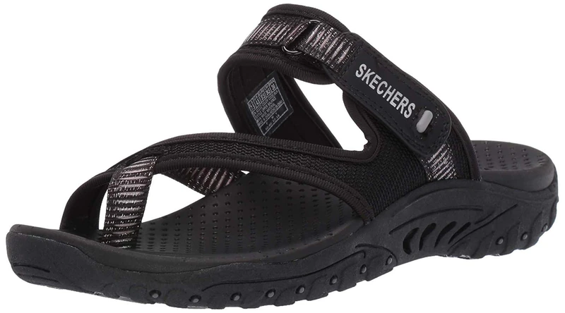 Skechers Women's Reggae-Seize The Day-Toe Thong Sandal Flip-Flop