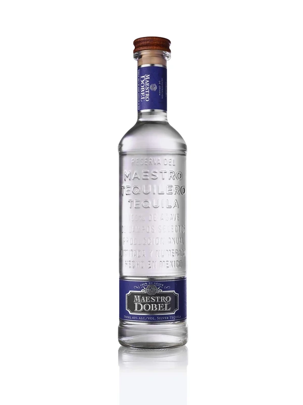 Maestro Dobel Silver 100% Agave Tequila, 70 cl and Smooth and Complex Favour