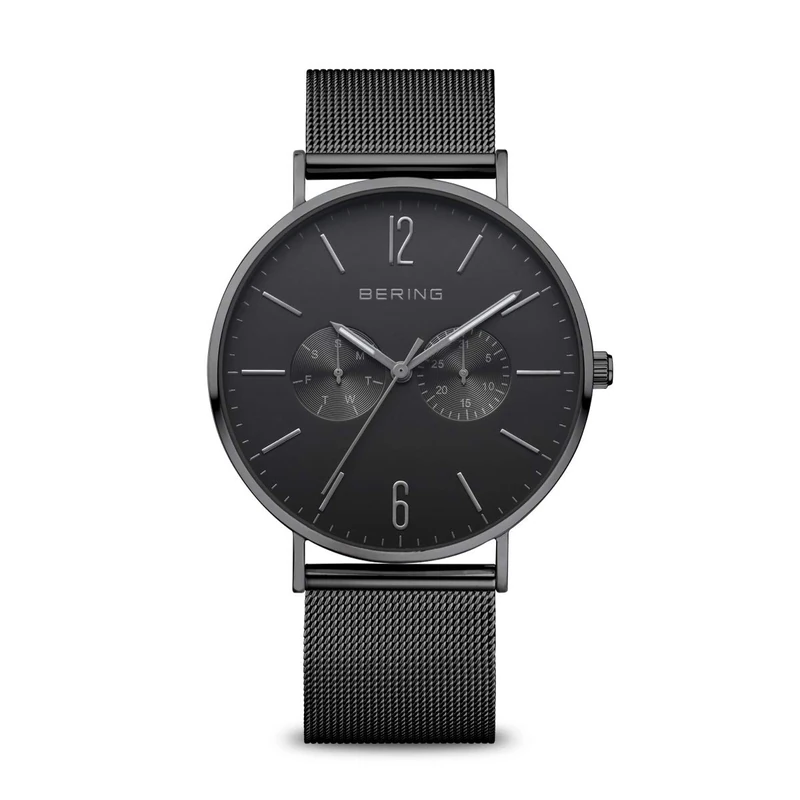 BERING Men Analog Quartz Classic Collection Watch with stainless steel Strap and Sapphire Crystal 14240-223