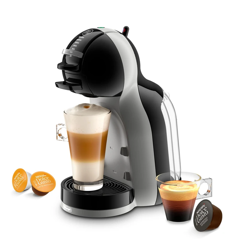 Nescafé Dolce Gusto by Automatic Coffee Machine Pod Coffee Machines De'Longhi Coffee Mini Me EDG155.BG Pod Coffee Machine And Other Automaic Drinks - Black & Artic Grey