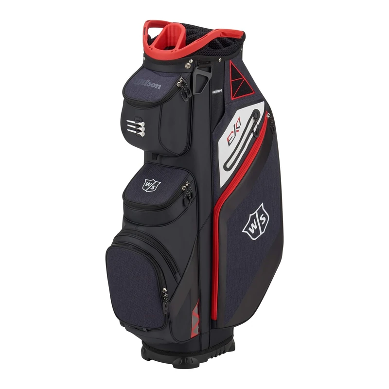 Wilson Golf W/S Exo Trolley Bag, Card Bag, Black/Silver, 2,3 kg, WGB5605RD