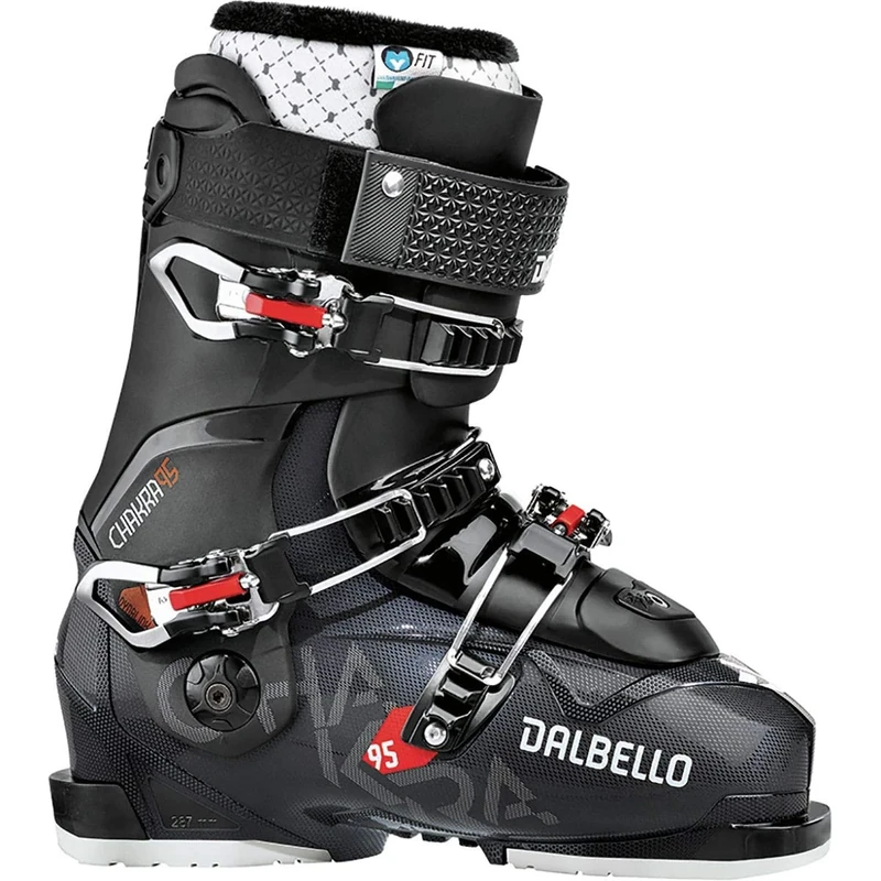 Dalbello Women's CHAKRA 95 ID LS Black Ski Boots, 23.5