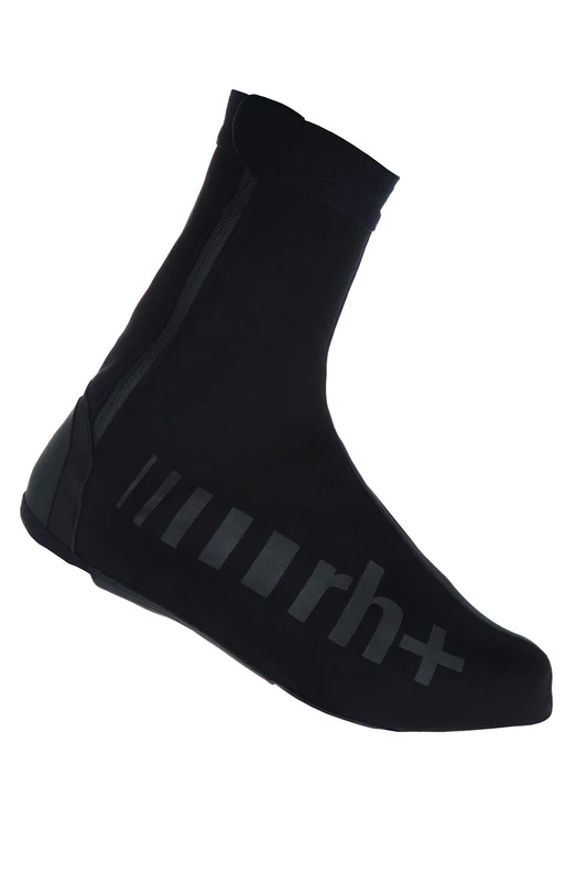 rh+ Unisex Logo Soft shell Protective Overshoes, Black/Reflex, S - Image 1