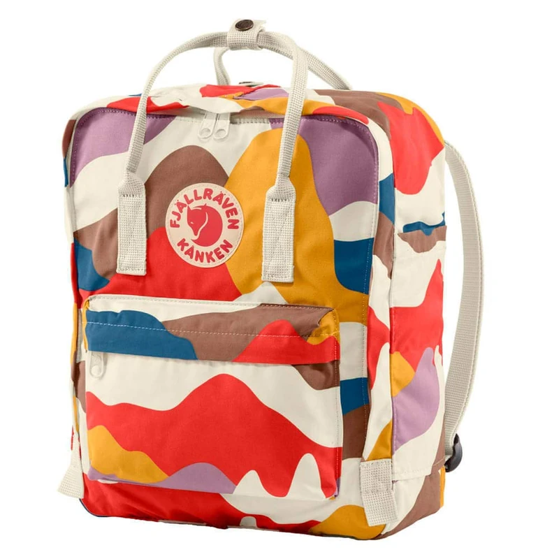 FJALLRAVEN Kånken Art Backpack, Unisex Adult, unisex-adult, Rucksack, F23610, Multicolor (Spring Landscape), One Size