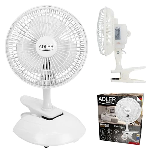 Adler Fan 15 Cm With Clip And Base