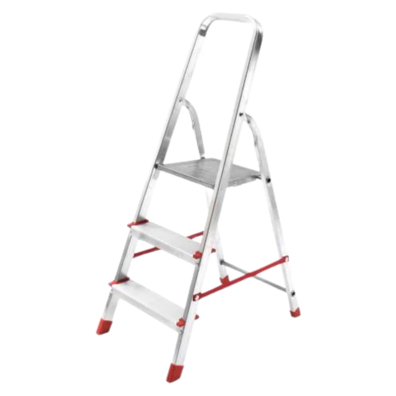 M.Cannarozzi HSC0080 3 Step Ladder, Silver