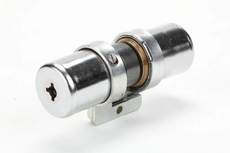 Bricard 811900 Round Cylinder Lock 39.5 + 39.5 mm Chrome