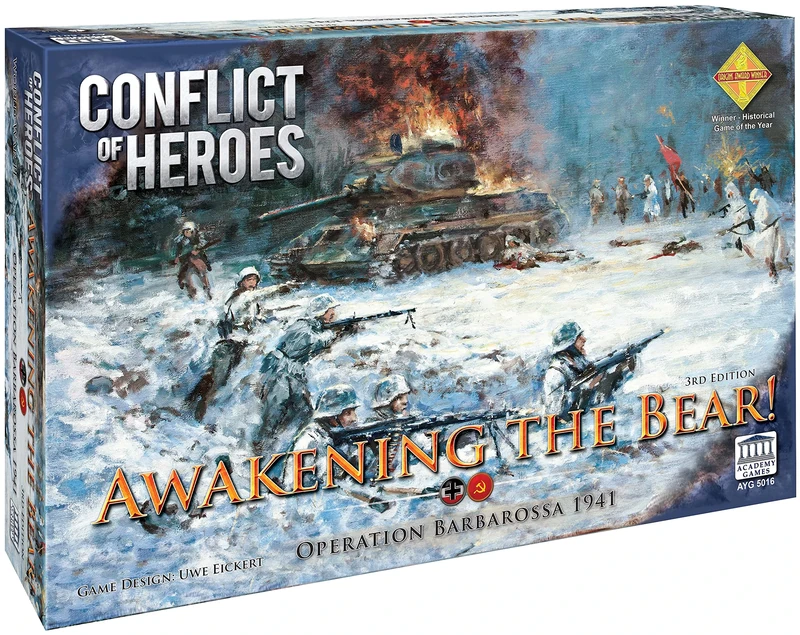 Academy Games | Conflict of Heroes Awakening the Bear 3rd Edition | Board Game | Ages 14 And Up | 2-4 Players | English Version