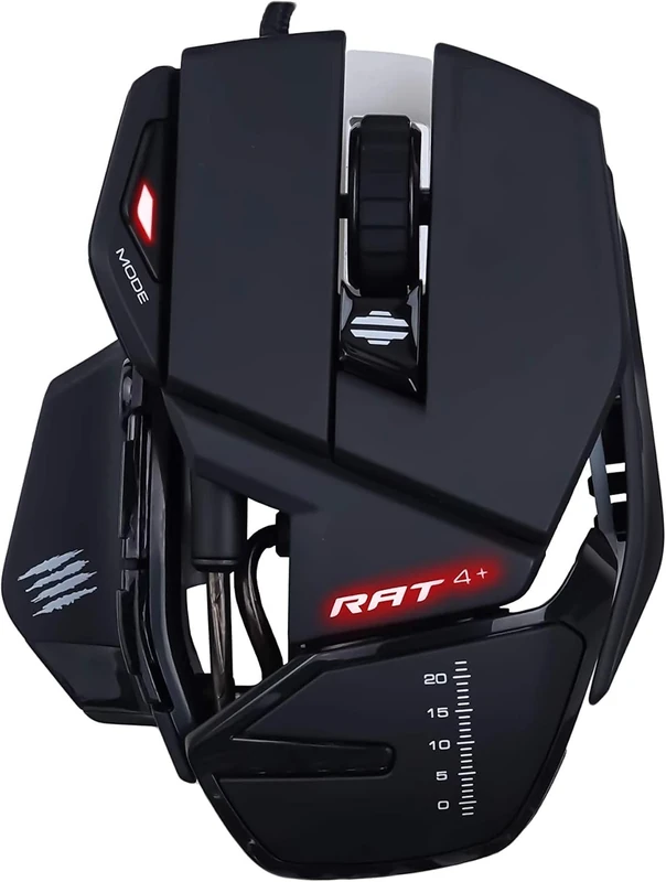 MAD CATZ RAT 4+ Gaming Mouse Black
