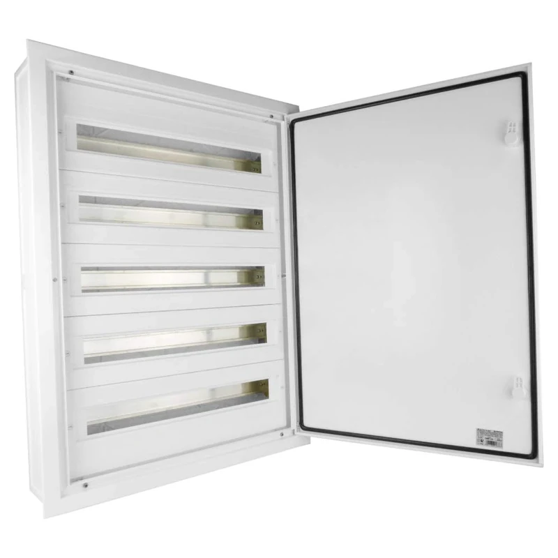 Distribution Box IP54 DARP-120 5 x 24 Flush-Mounted Aluminium Door Sub-Distribution Board Fuse Box 9.524 E-P 6767