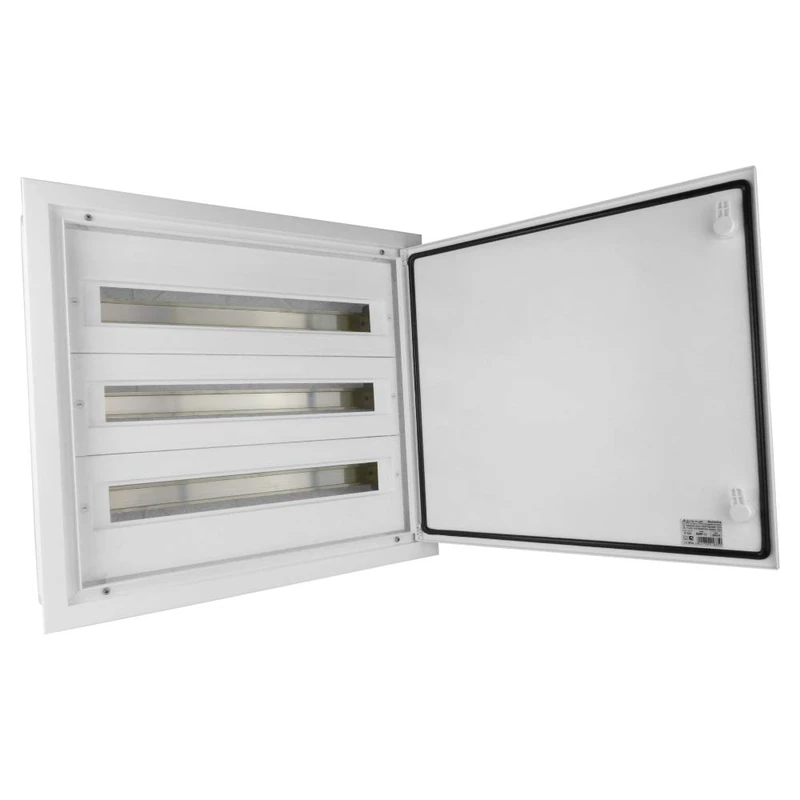 Distribution Box IP54 DARP-72 3 x 24 Flush-Mounted Aluminium Door Lower Distribution Box 9.324 E-P 6750, Clage