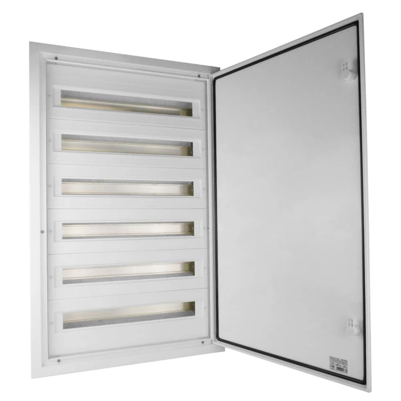 Distribution Box IP54 DARP-144 6 x 24 Flush-Mounted Aluminium Door Sub-Distribution Fuse Box 9.624 E-P 6774 Clage