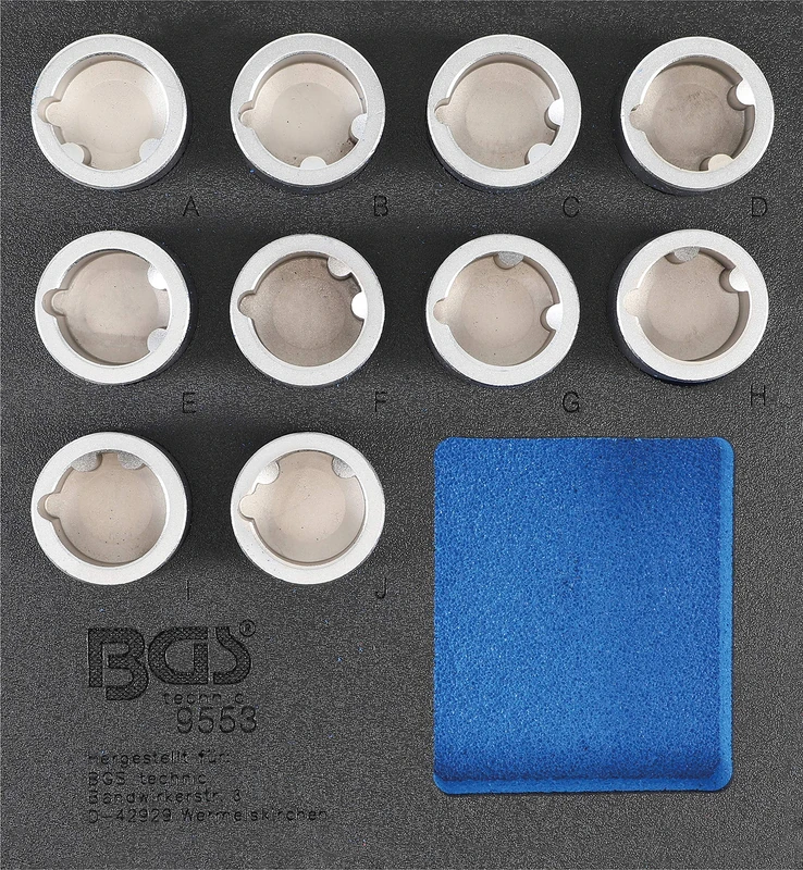 BGS 9553 | Tool Tray 1/6: Rim Lock Socket Set for Land Rover | 10 pcs.
