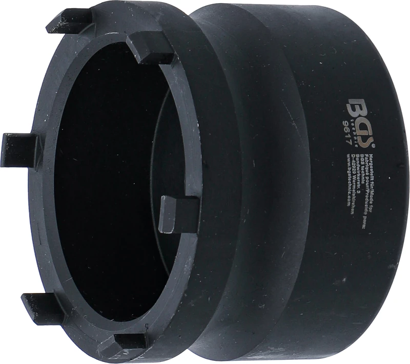 BGS 9617 | Groove Nut Socket for Wheel Hubs | external tooth | for Mercedes-Benz, Nissan, Opel / Vauxhall, Renault, VW