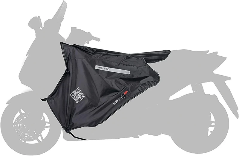 Tucano Urbano Termoscud® R166 Scooter Footmuff. The Original Scooter Thermoshield with Patent Anti Flapping S.G.A.S. Triple Layer Hydroscud Watertight Construction. Thermal. CE Certified