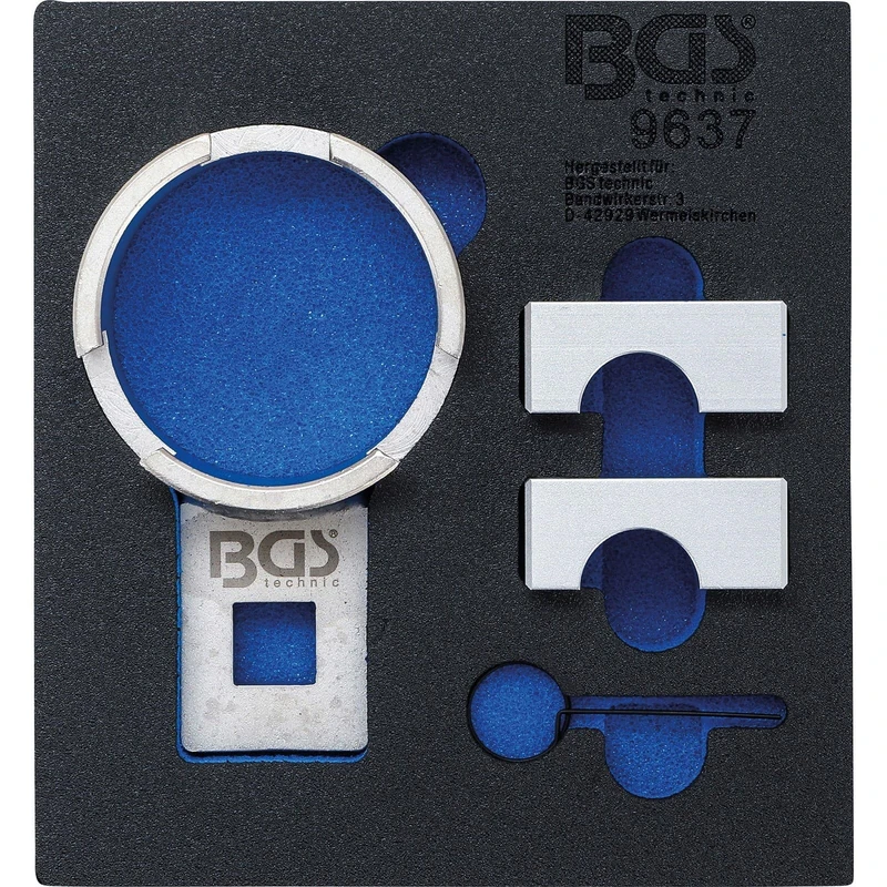 BGS 9637 | Tool Tray 1/6: Engine Timing Tool Set | for GM, Opel, Vauxhall, Saab 2.0 Turbo