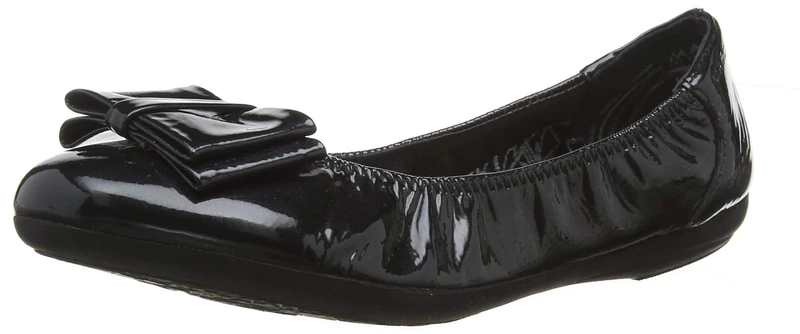 MARC Janine, Women’s Ballet Flats Closed Toe, Black (Cow Patent black 00835), 5.5 UK (39 EU)