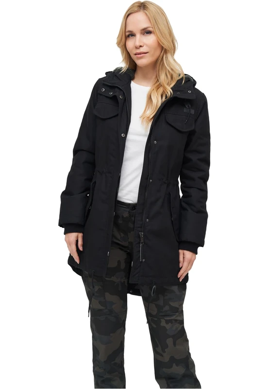 Brandit Women Marsh Lake Parka, color: black, size: L