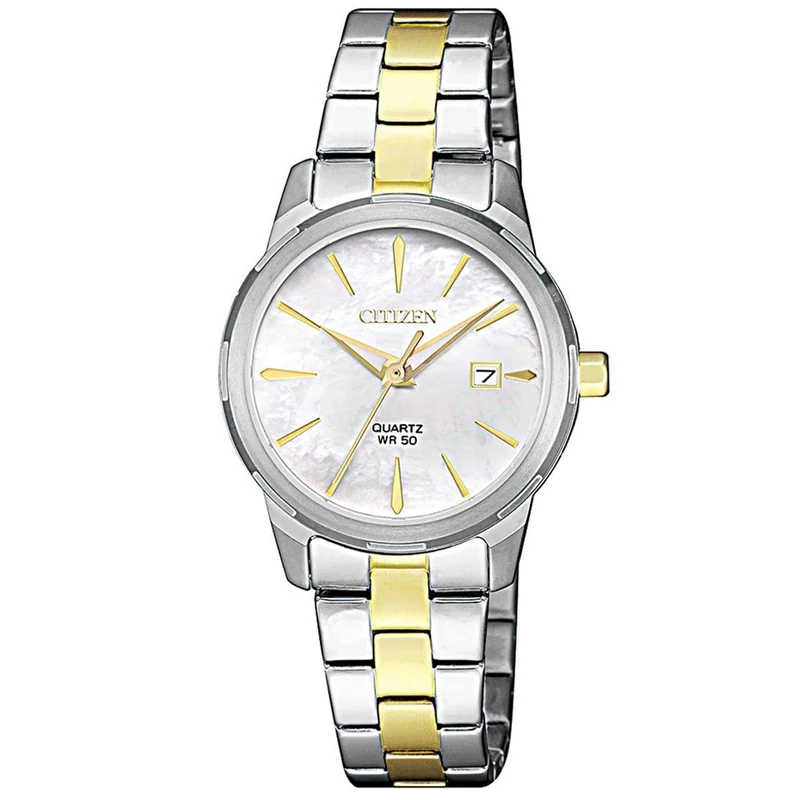 Citizen Womens Analogue Quartz Watch with Stainless Steel Strap EU6074-51D