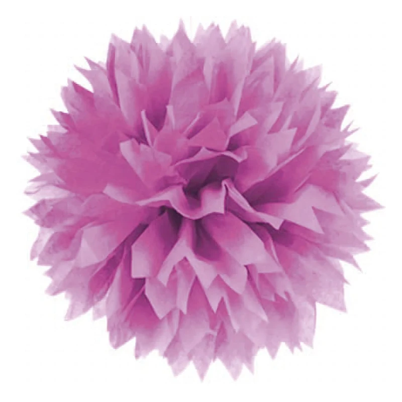 PartyCube 33280, pink Set of 2 swab decorations (Ø42cm) - Image 1