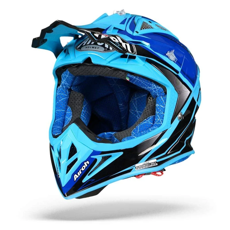 Airoh HELMET AVIATOR 2.2 CHECK BLUE GLOSS L