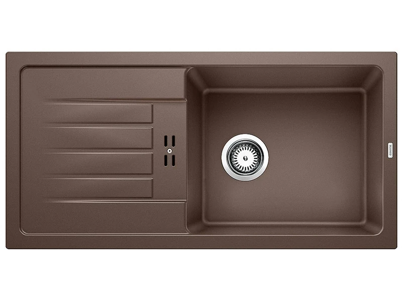 BLANCO FAVUM XL 6 S – Classic Inset Granite Sink – SILGRANIT Starter Model for 60 cm Wide Base Units – Brown – 524238