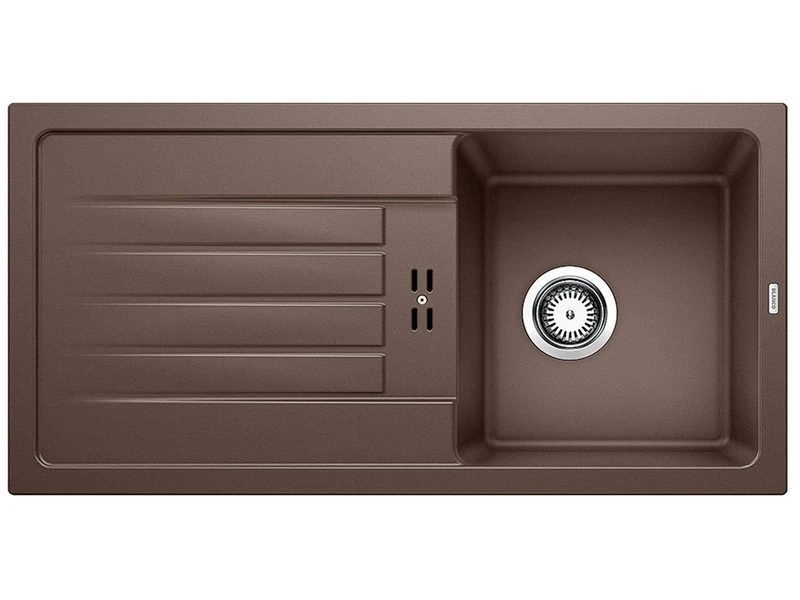 BLANCO FAVUM 45 S – Modern Inset Granite Sink – SILGRANIT Starter Model for 45 cm Wide Base Units – Brown – 524232
