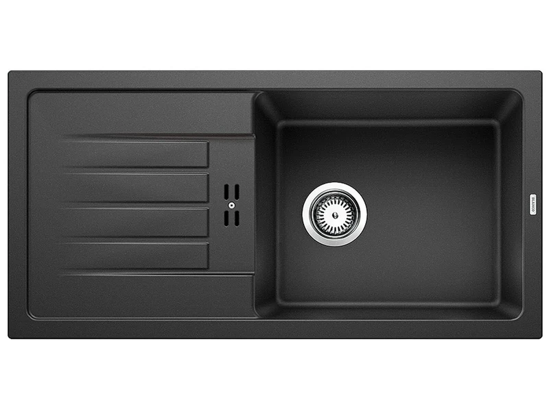 BLANCO FAVUM XL 6 S – Classic Inset Granite Sink – SILGRANIT Starter Model for 60 cm Wide Base Units – Anthracite Grey – 524233