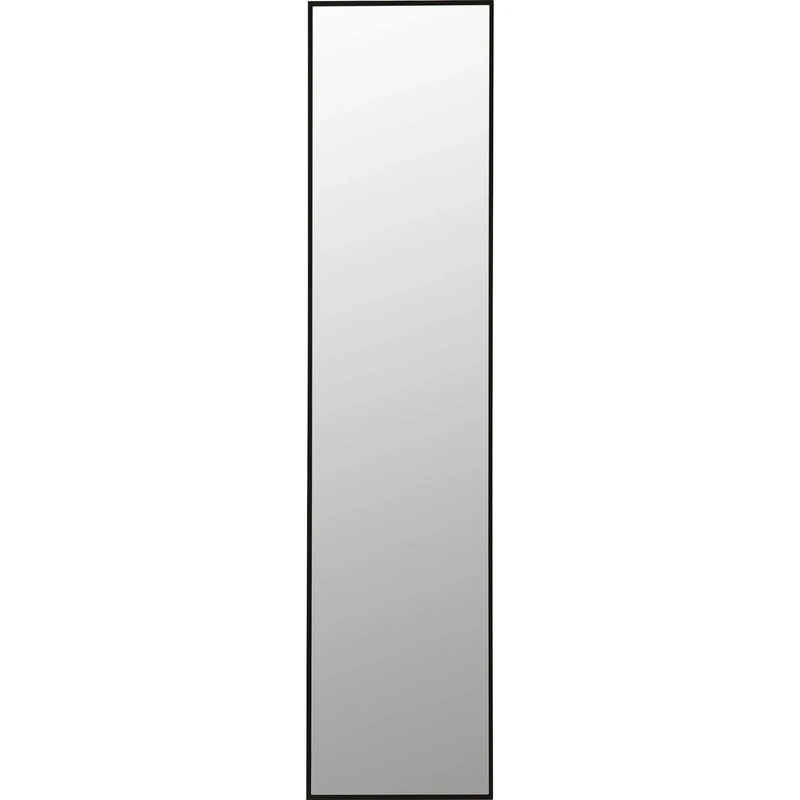 Kare Design Mirror Bella, Black, 30x180cm, Wall mirror full length, horizontal and vertical, room decor, wall decor for living room, bed room, hallway