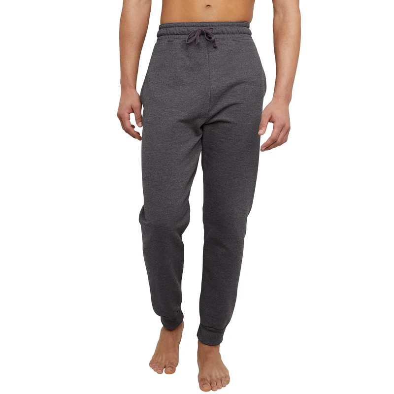 Hanes EcoSmart Men's Jogger Sweatpants 30.5" - Charcoal Heather Large - Image 1