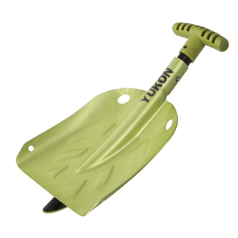 Yukon Charlie's Unisex's Yukon Collapsible Shovel - Neon, Green/Black, 13" (stored), 24-30" (in use)