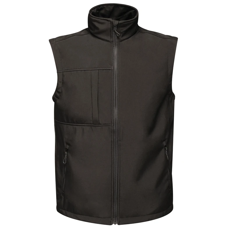 Regatta TRA848 80870 Professional Octagon II 3 Layer Waterproof Softshell Body warmer, Black(Black), L