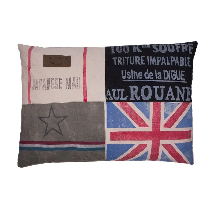 Lex & Max COVER RECT. CANVAS MAIL 100X70 MULTI